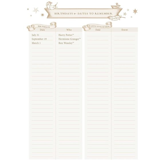 Harry Potter Welcome To Hogwarts Planner Notebook Collection -  3 Pack Set - Picture 12 of 14